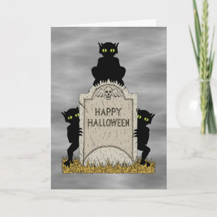 Three Imps Happy Halloween Card