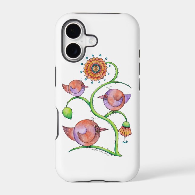 'Three in a tree' iPhone 5 Barely There Case (Back)