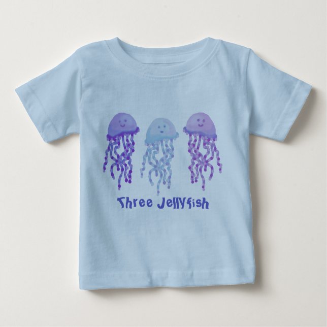 Three jellyfish baby T-Shirt (Front)