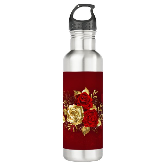 Three Jewellery Roses 710 Ml Water Bottle (Front)