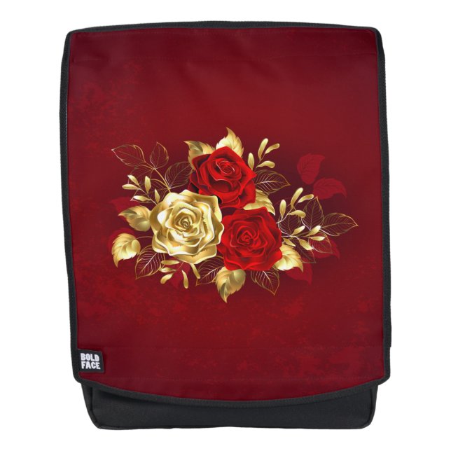 Three Jewellery Roses Backpack (Front)