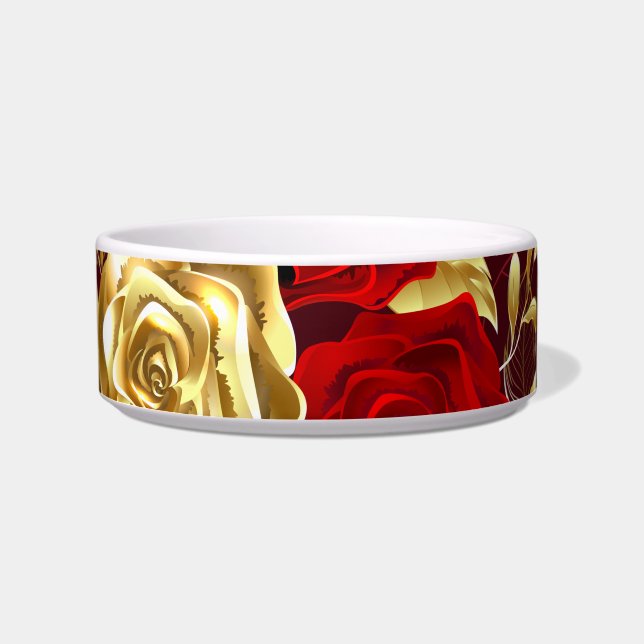 Three Jewellery Roses Bowl (Front)