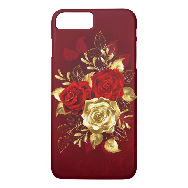 Three Jewellery Roses Case-Mate iPhone Case (Back)