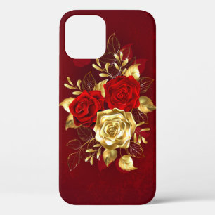 Three Jewellery Roses iPhone 12 Pro Case