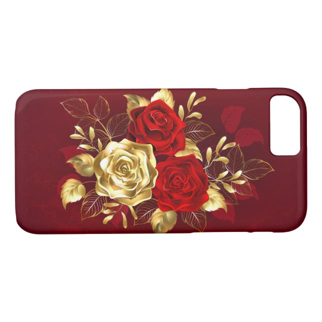Three Jewellery Roses Case-Mate iPhone Case (Back (Horizontal))