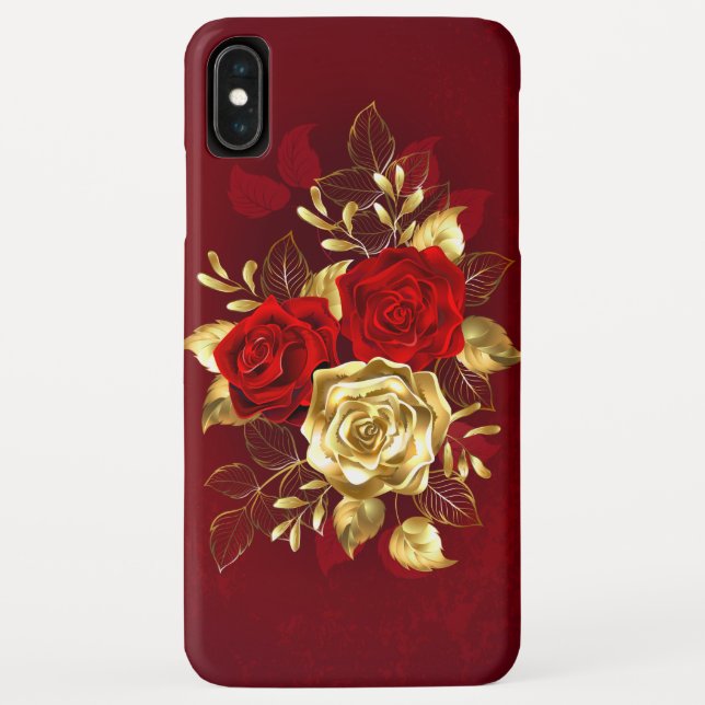Three Jewellery Roses Case-Mate iPhone Case (Back)
