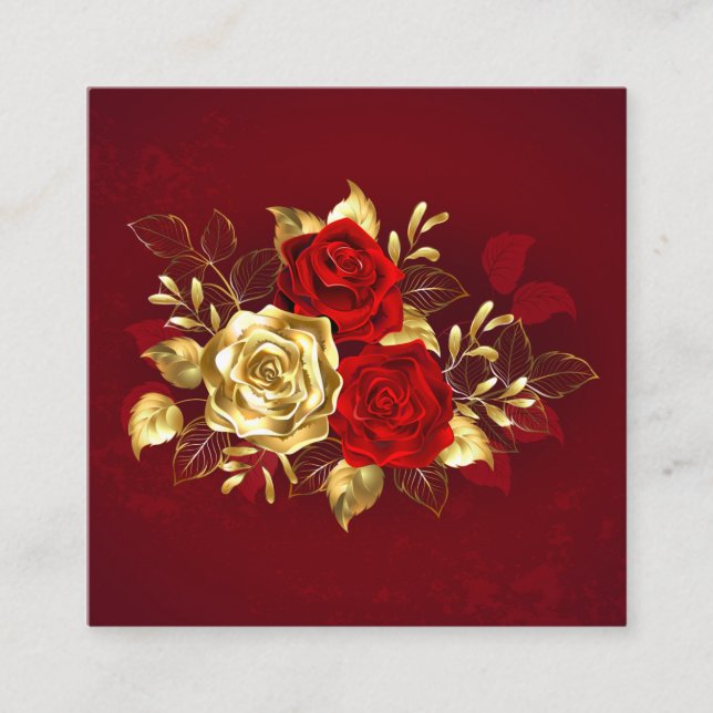 Three Jewellery Roses Discount Card (Front)