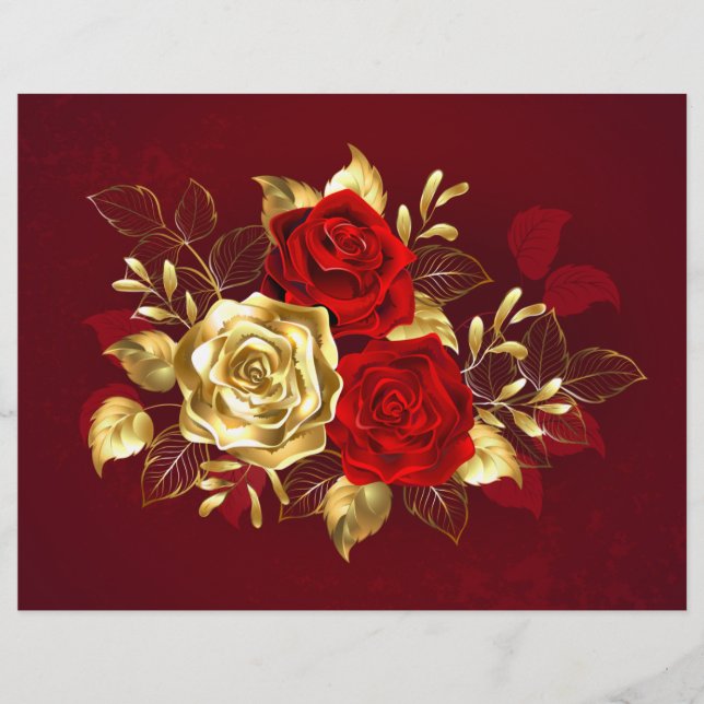 Three Jewellery Roses Flyer (Front)