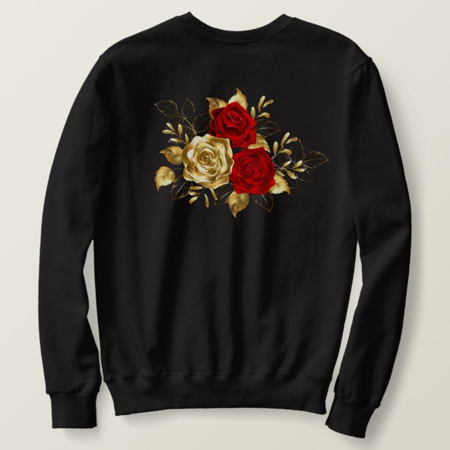 Three Jewellery Roses Sweatshirt (Design Back)