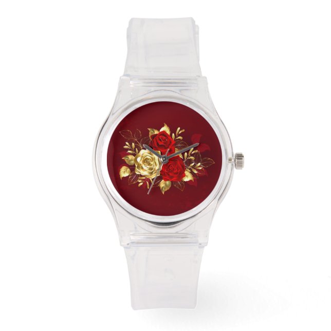 Three Jewellery Roses Watch (Front)