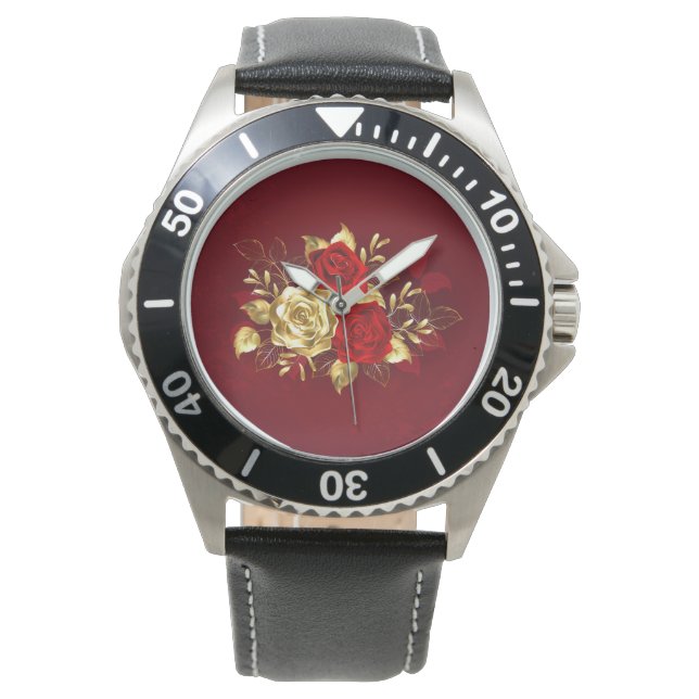 Three Jewellery Roses Watch (Front)