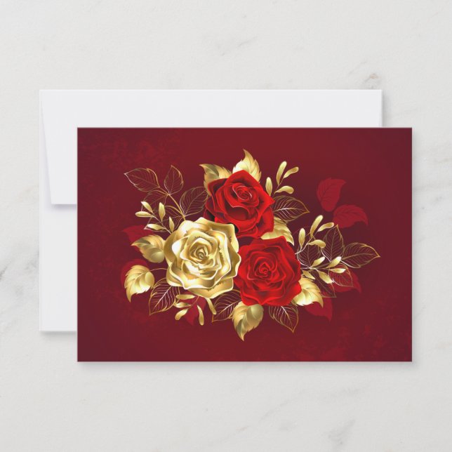 Three Jewelry Roses Card (Front)
