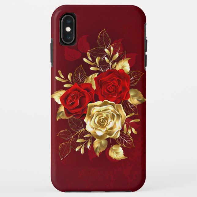 Three Jewelry Roses Case-Mate iPhone Case (Back)