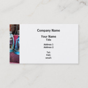 Three Kerosene Lamps Business Card