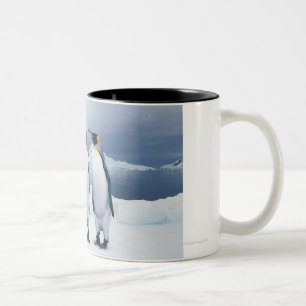 Three King Penguins Two-Tone Coffee Mug