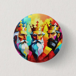 Three Kings 3 Cm Round Badge