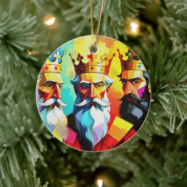 Three Kings Ceramic Tree Decoration (Tree)