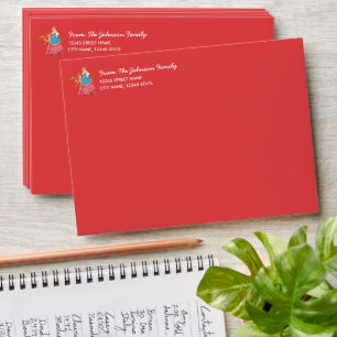 Three Kings Christmas Holiday pre-addressed Envelopes