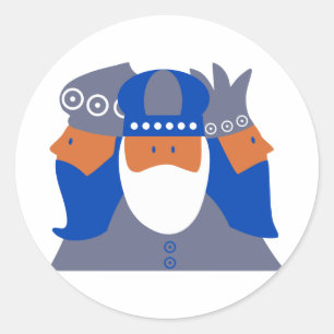 Three Kings Classic Round Sticker