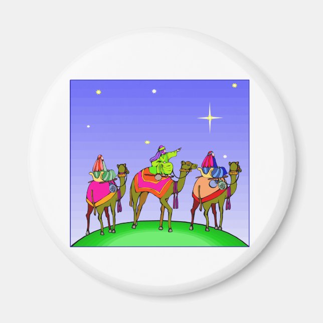 Three Kings Follow Star Magnet (Front)