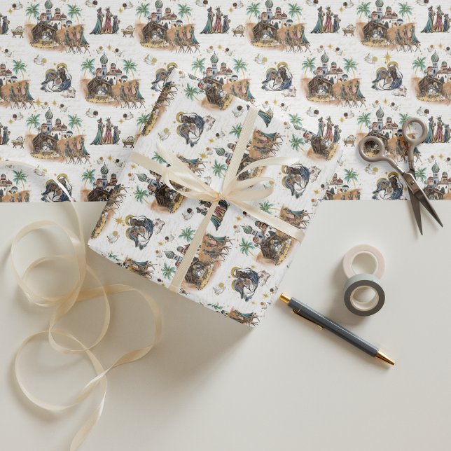 Three Kings in Bethlehem  Wrapping Paper (Creator Uploaded)