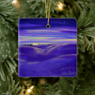 Three Kings Personalised Ceramic Ornament