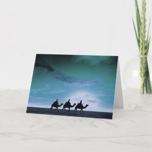 Three Kings Sunset 3 Holiday Card