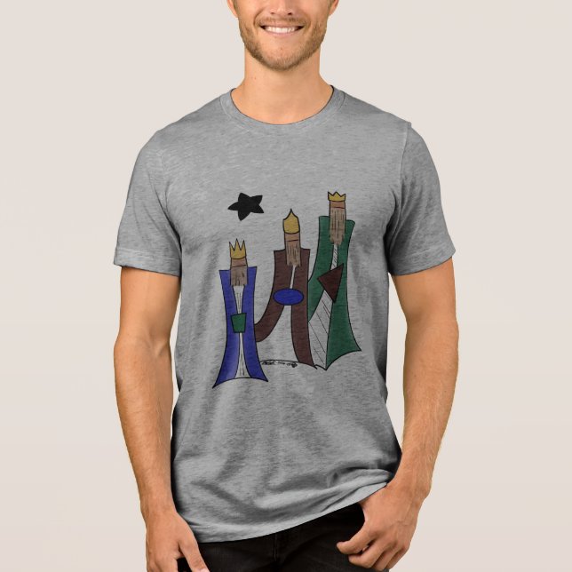 Three Kings Tri-Blend Shirt (Front)