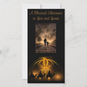Three Kings Your Photo and Greeting Holiday Card