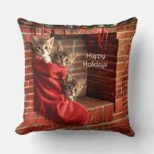 Three kittens in a Christmas Stocking