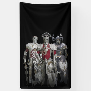 Three knights banner