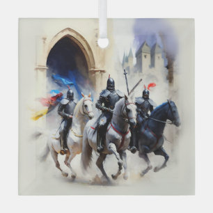 Three Knights Ride Out - The Quest   Glass Tree Decoration