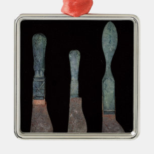 Three Knives from Pompeii, Roman, c.100 BC-79 AD Metal Tree Decoration
