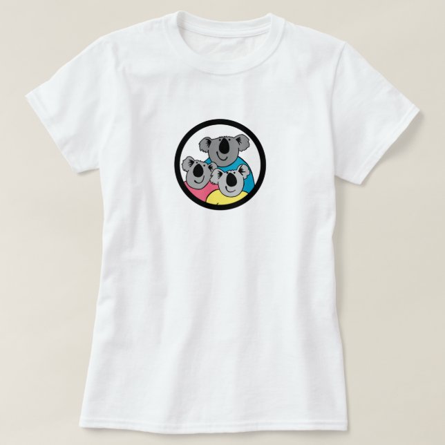 Three Koala Bears T-Shirt (Design Front)