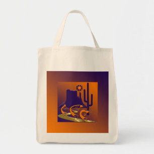 Three Kokopelli on the Golden Road Tote Bag