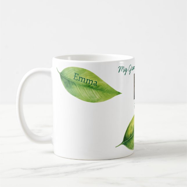 Three Leaves Coffee Mug (Left)