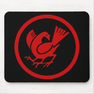 Three Legged Crow Mouse Pad