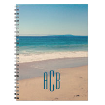 Three Letter Monogram Vacation Beach Photo
