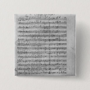 Three Lieder 15 Cm Square Badge
