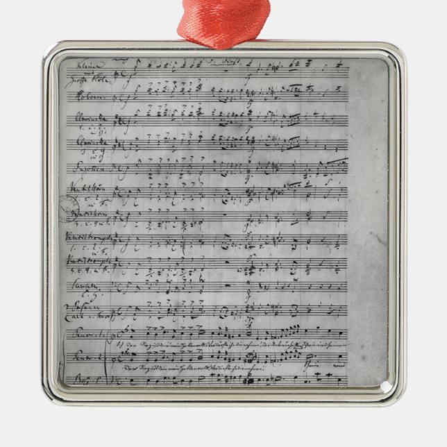 Three Lieder Metal Tree Decoration (Front)