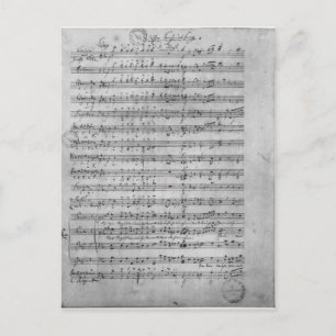 Three Lieder Postcard