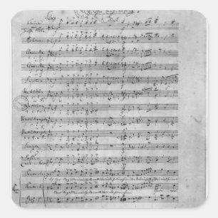 Three Lieder Square Sticker