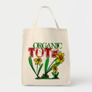 Three Li'l Flowers Organic Tote Bag