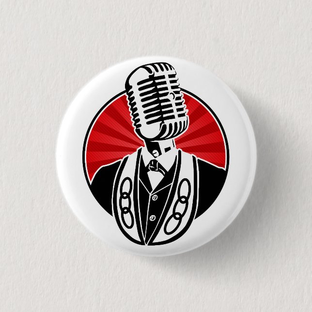 Three Links Odd Cast finback 3 Cm Round Badge (Front)