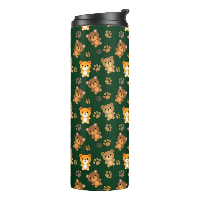 Three little bears pattern thermal tumbler (Rotated Left)
