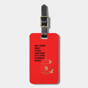 Three Little Birds Luggage Tag