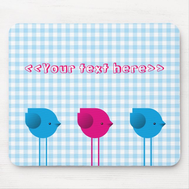 Three little birds mouse pad (Front)