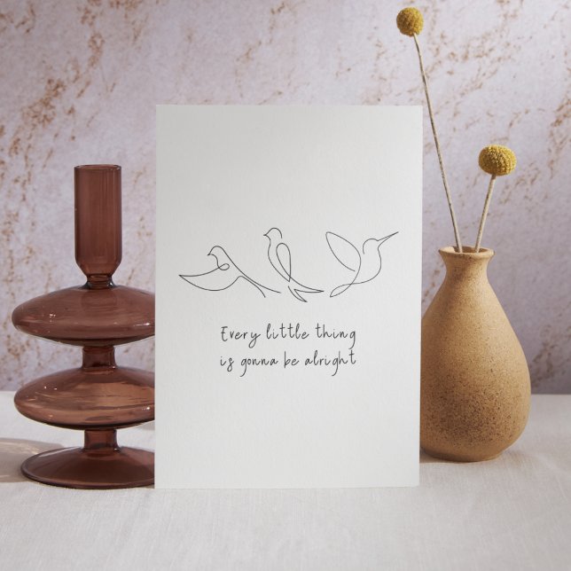 Three Little Birds Song Kids Bedroom Art Print (Creator Uploaded)