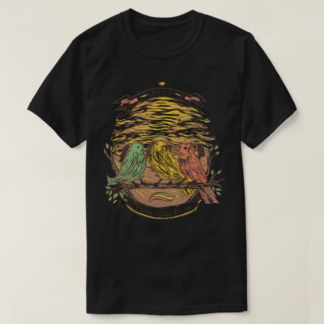 Three Little Birds T-Shirt (Design Front)
