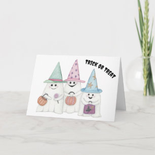 Three Little Ghosts Card